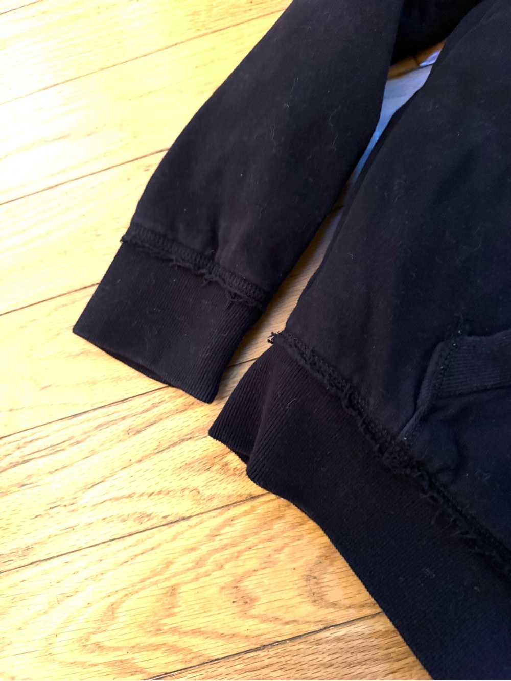 Aeropostale Mens Y2K Full Faux Fur Lined Full Zip Hoodie Black Sz M Chunky Logo - Picture 6 of 10